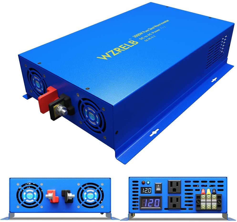 Pure Sine Wave Power Inverter  - Inverter Pure Sine Wave 60Hz 120V 3000W 评论和价格